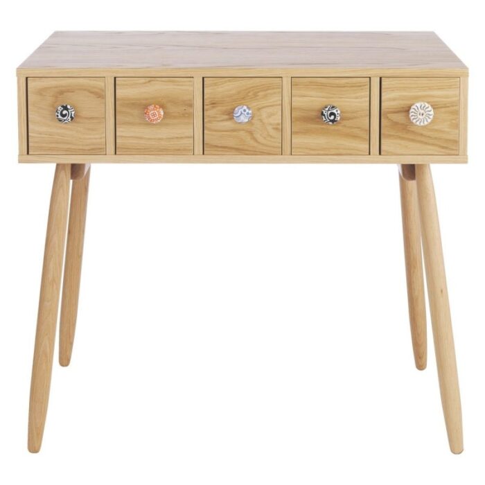 Buy Teak Dressing Table With Drawers Online | TeakLab 2