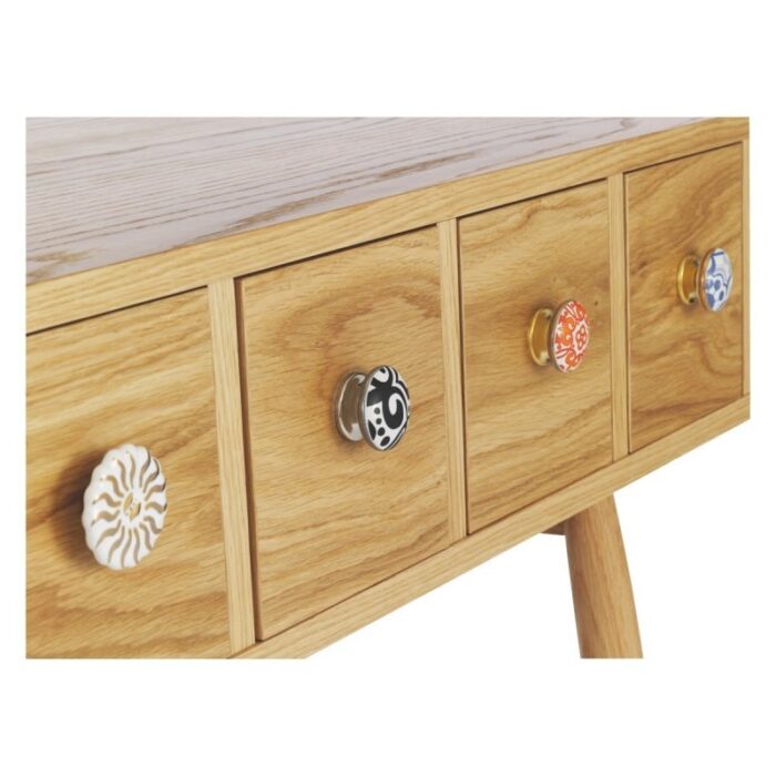 Buy Teak Dressing Table With Drawers Online | TeakLab 3