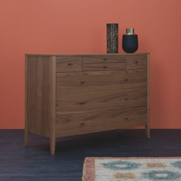 Buy Teak 7 Drawer Wide Chest Online | TeakLab