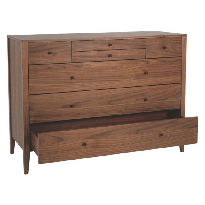 Buy Teak 7 Drawer Wide Chest Online | TeakLab 4