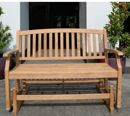 Buy Teak Glider Bench Online | TeakLab 1