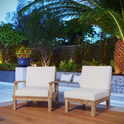 Buy 2 Piece Outdoor Patio Teak Sofa Set Online | TeakLab