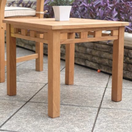 Buy Teak Side Table Online | TeakLab 1