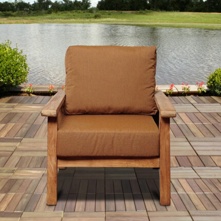 Buy Teak Deluxe Armchair Online | TeakLab