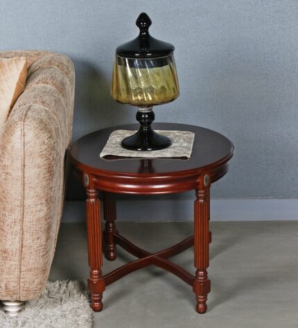 Buy Teak Wood Oval Coffee Table Online | TeakLab