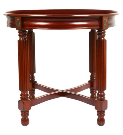 Buy Teak Wood Oval Coffee Table Online | TeakLab 1