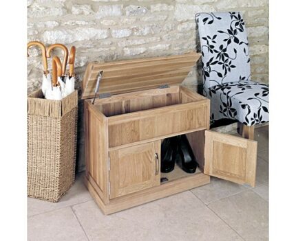 Buy Solid Teak Hidden Storage Shoe Bench Online | TeakLab