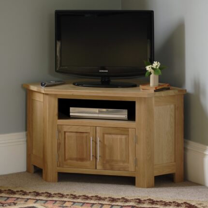 Buy Teak Corner TV and DVD Cabinet Online | TeakLab