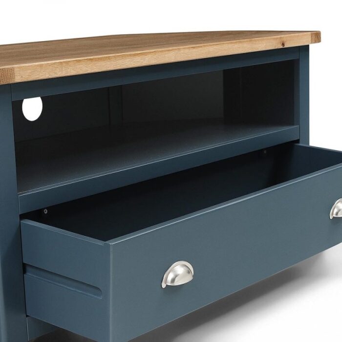 Buy Wooden Corner TV Unit Online | TeakLab 6