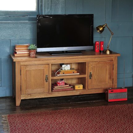 Buy Teak Widescreen TV Unit Online | TeakLab