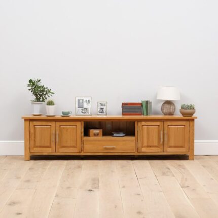 Buy TeakExtra Large TV Stand Online | TeakLab 1