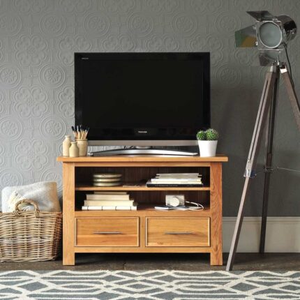 Buy Teak Wood Media Cabinet Online | TeakLab