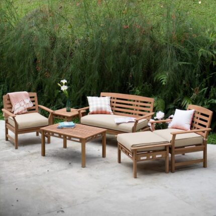 Buy Teak Lounge Chair Set Online | TeakLab 1