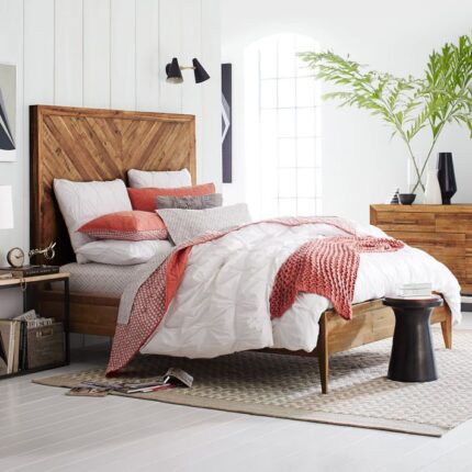 Buy Modern Wooden Bed Online | TeakLab