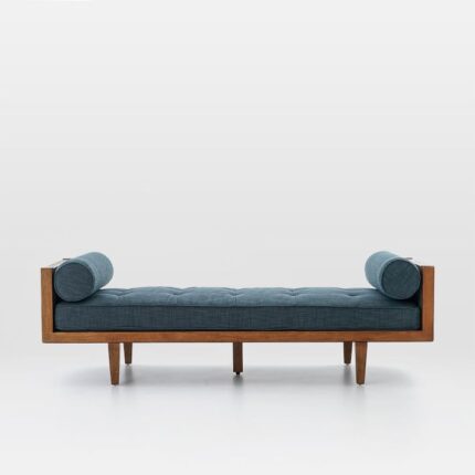 Buy Teak Wooden Frame Tufted Daybed Online | TeakLab 1