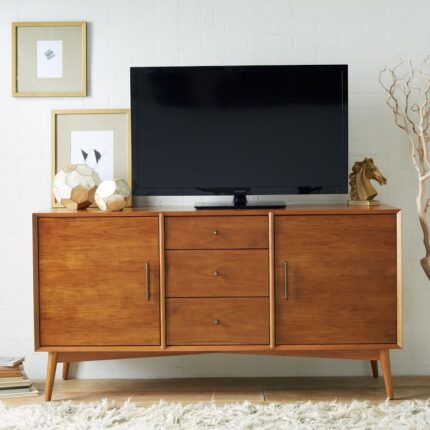 Buy Mid-Century Teak Wood Media Console Online | TeakLab