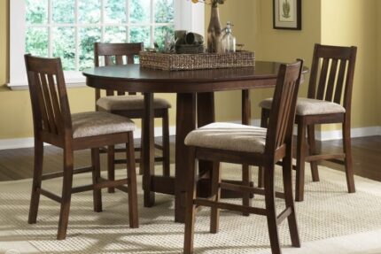 Buy Teak Wood Pub Table Set Online | TeakLab 1