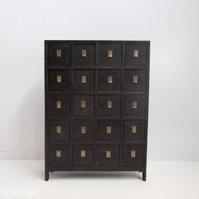 Buy Teak 20 Drawer Cabinet Online | TeakLab 2