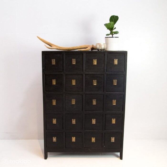 Buy Teak 20 Drawer Cabinet Online | TeakLab 6