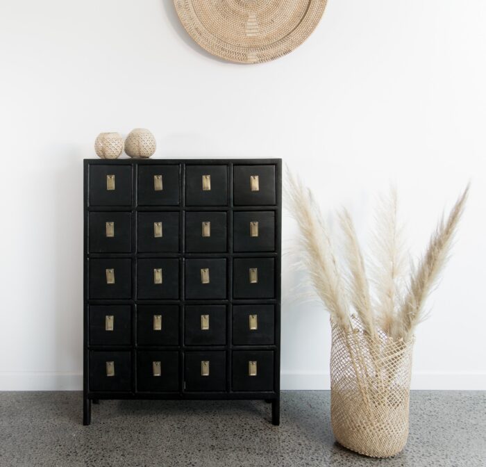 Buy Teak 20 Drawer Cabinet Online | TeakLab