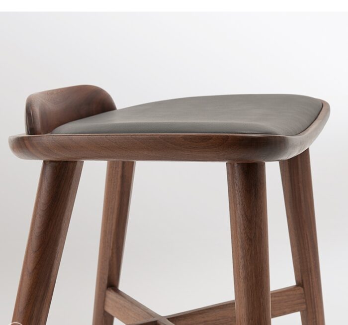 Buy Designer Teak Wood Mountain Dressing Table Stool Online | TeakLab 2