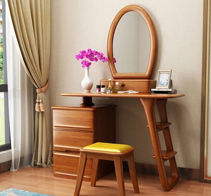 Buy Modern Dressing Table with Stool Online | TeakLab