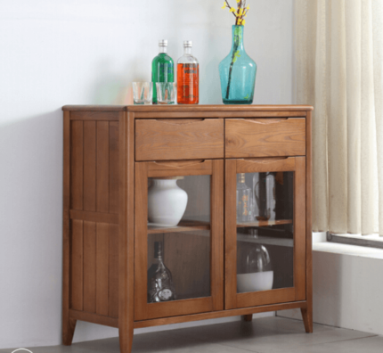 Buy Nordic Design Side Wooden Cabinet/Cupboard Online | TeakLab 1