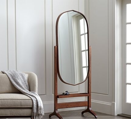 Buy Oval Floor Mirror Online | TeakLab