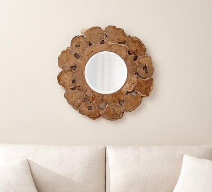 Buy Round Wall Mirror Online | TeakLab