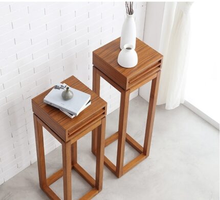 Buy Designer Nesting Tables Set of 2 Online | TeakLab 1