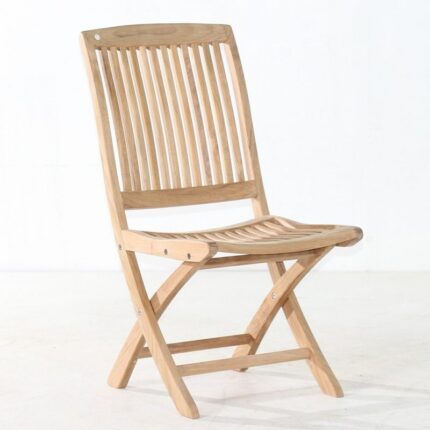 Buy Teaklab Folding Teak Side Chair Online | TeakLab 1