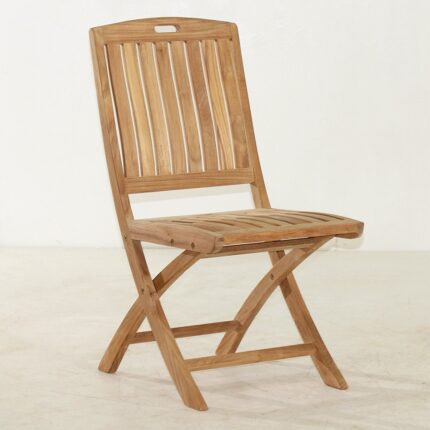 Buy Teaklab Folding Teak Side Chair Online | TeakLab