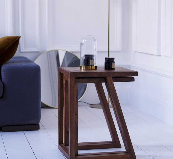 Buy Teak Side Tables 2 Pcs Online | TeakLab 5