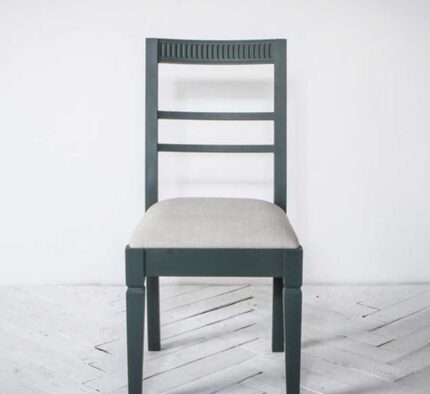 Buy Teak Dining Chair in Myrtle Green, Set of Two Online | TeakLab