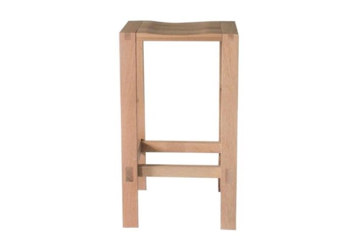 Buy Natural Teak Color Bar Stool Online | TeakLab 2