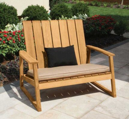 Buy Teak Wood Outdoor Cozy Seat Bench Online | TeakLab