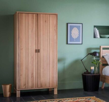 Buy Teak Wood Wardrobe Online | TeakLab 1