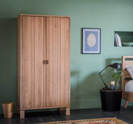 Buy Teak Wood Wardrobe Online | TeakLab