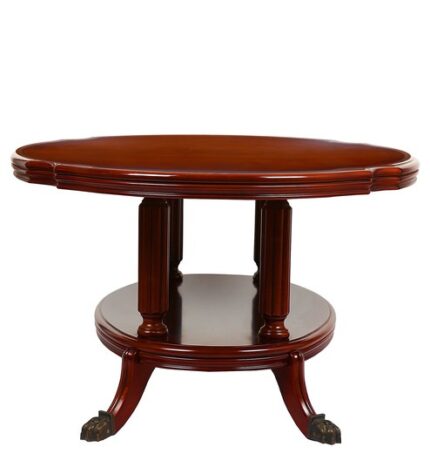 Buy Teak Wood Oval Coffee Table Online | TeakLab 1