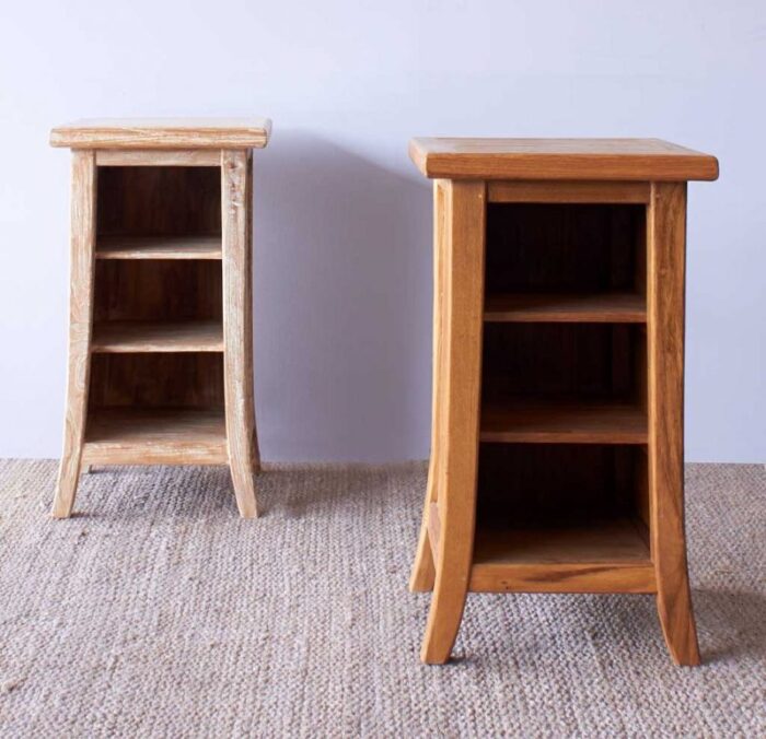 Buy EAK BEDSIDE TABLE | TALL Online | TeakLab 1