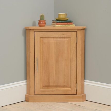 Buy Teak Corner Cupboard Online | TeakLab 1