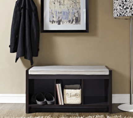 Buy Teak Wood Entryway Storage Bench Online | TeakLab