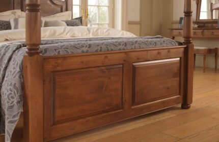 Buy Supreme Teak Wood Classic Poster Bed Online | TeakLab 1