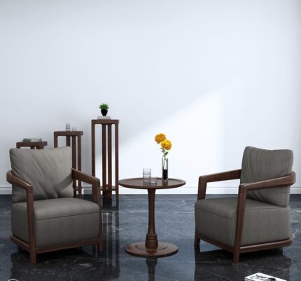 Buy Conversation Set- Sofa Chair With Table Online | TeakLab 1