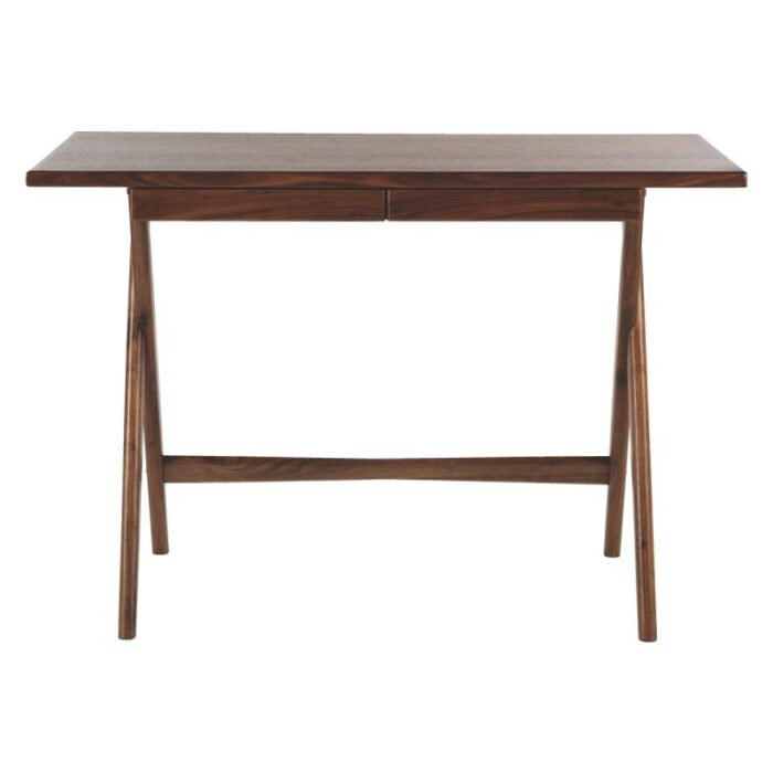 Buy Teak Desk With 2 Drawers Online | TeakLab 2