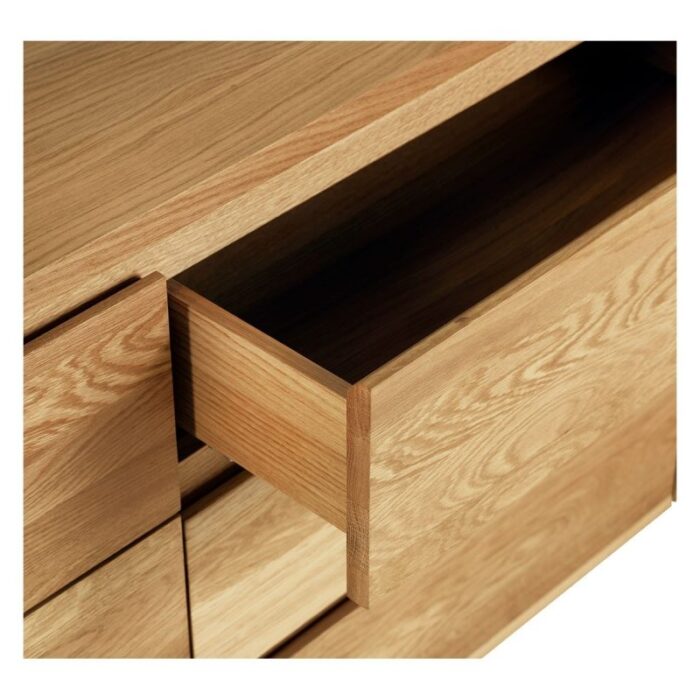 Buy Teak Sideboard With 2 Doors And 3 Drawers Online | TeakLab 4